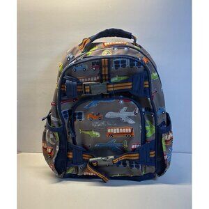 Pottery Barn Kids Planes Trains and Cars Backpack Size (15 inch)